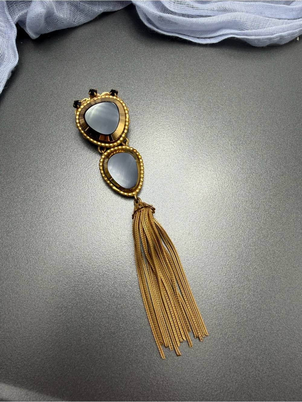 Vintage Tassel Brooch Original by Robert #61sb